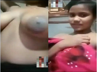 Desi Girl Shows Boobs For Lover